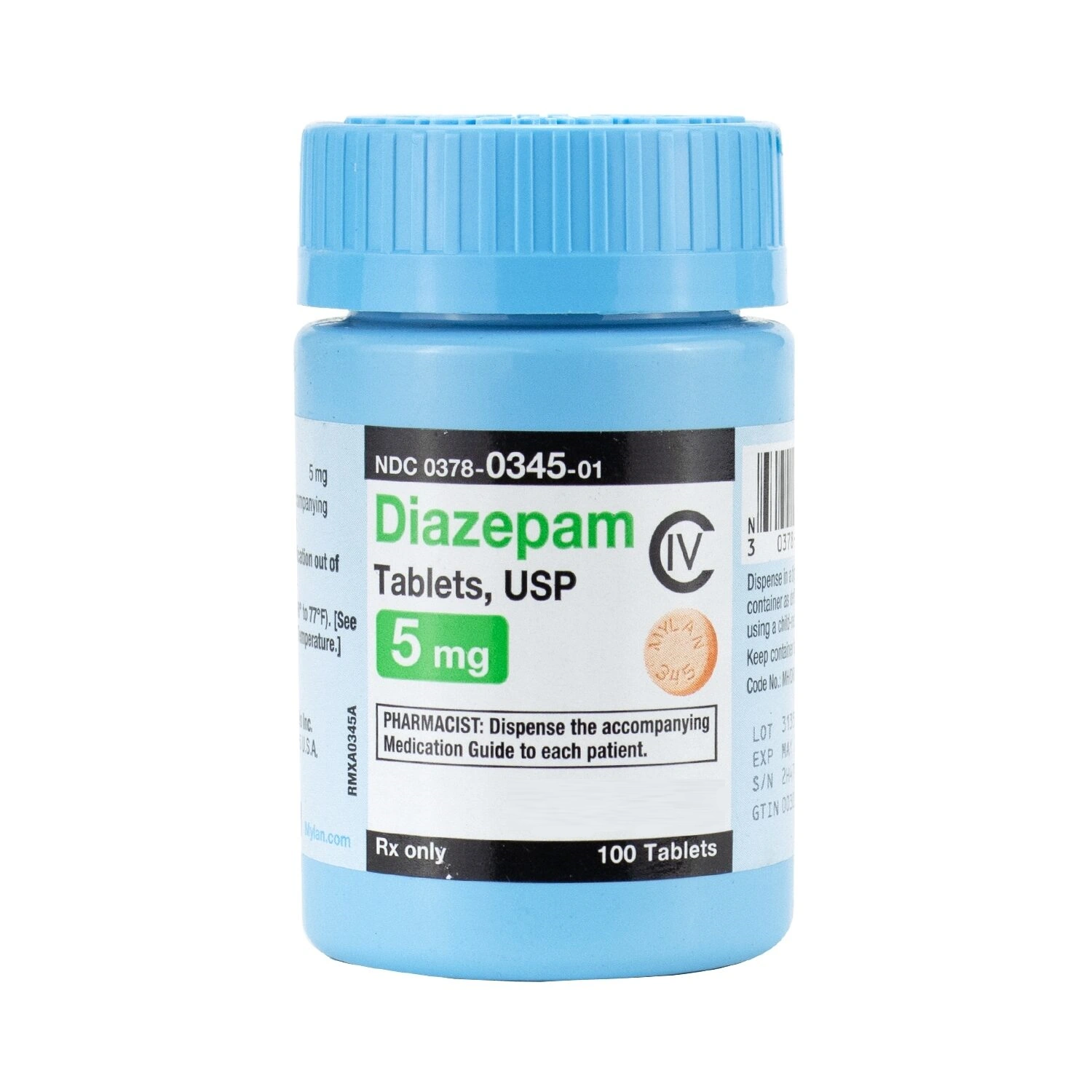 Valium 5mg bottle in Jacksonville, Alabama